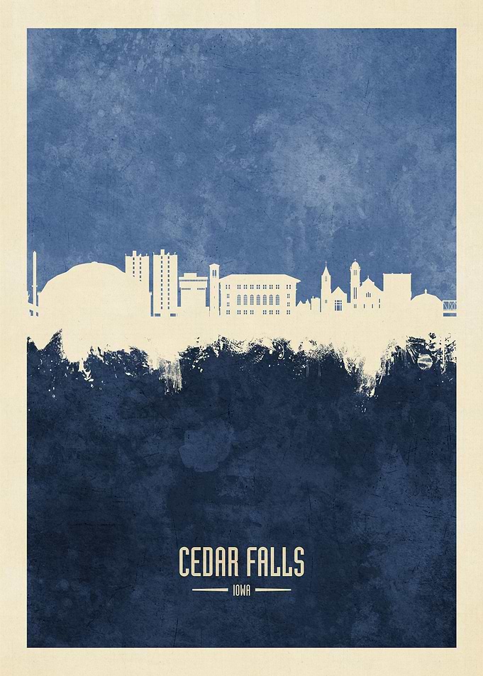 Cedar Falls Skyline Iowa