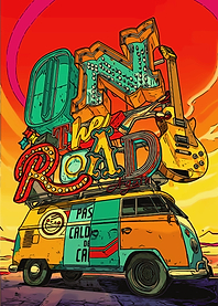 Vintage Roadtrip Poster