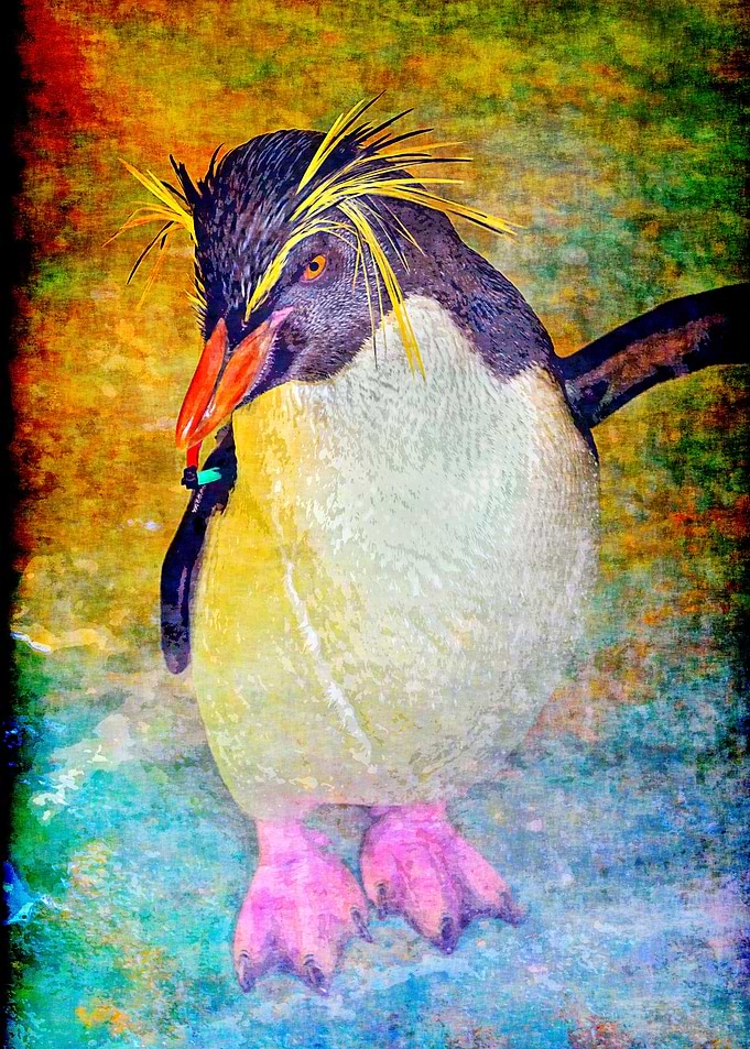 Rockhopper penguin
