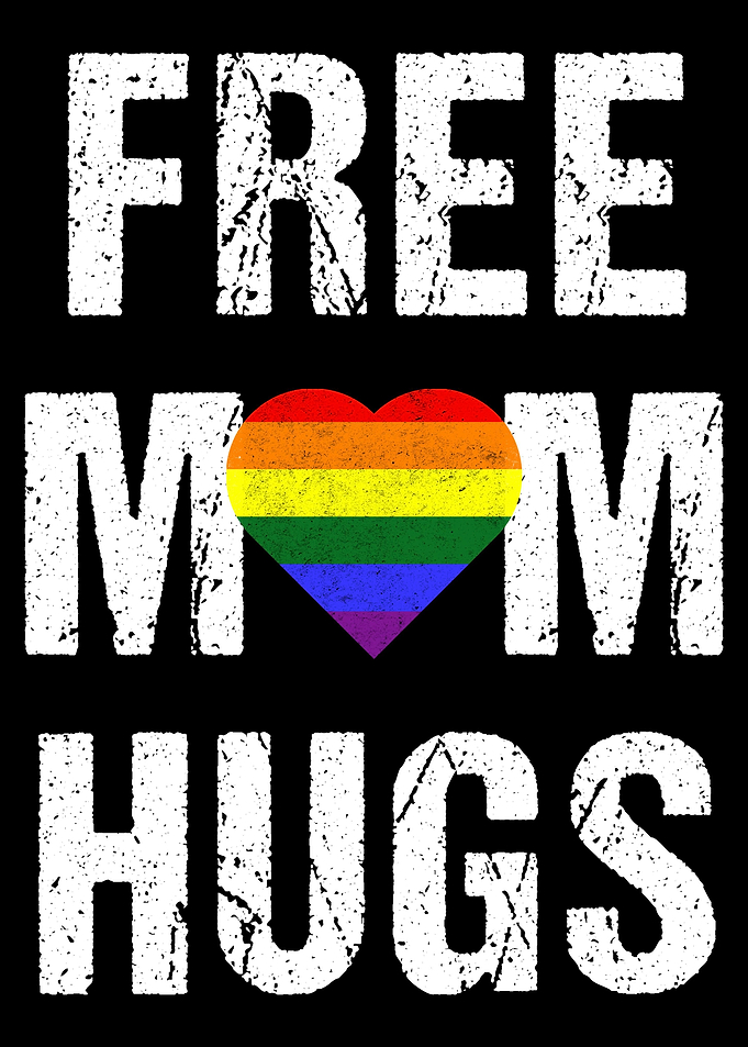 Free Mom Hugs LGBT Gay Pr