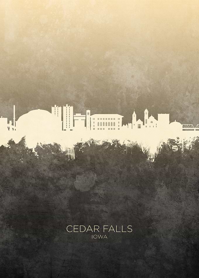 Cedar Falls Skyline Iowa