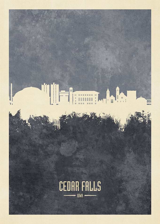 Cedar Falls Skyline Iowa