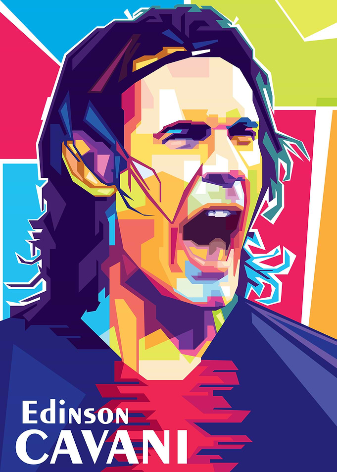 Cavani in pop art