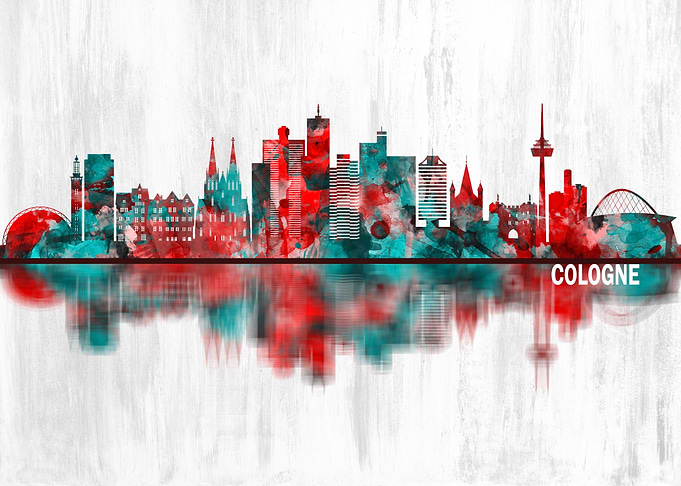 Cologne Germany Skyline