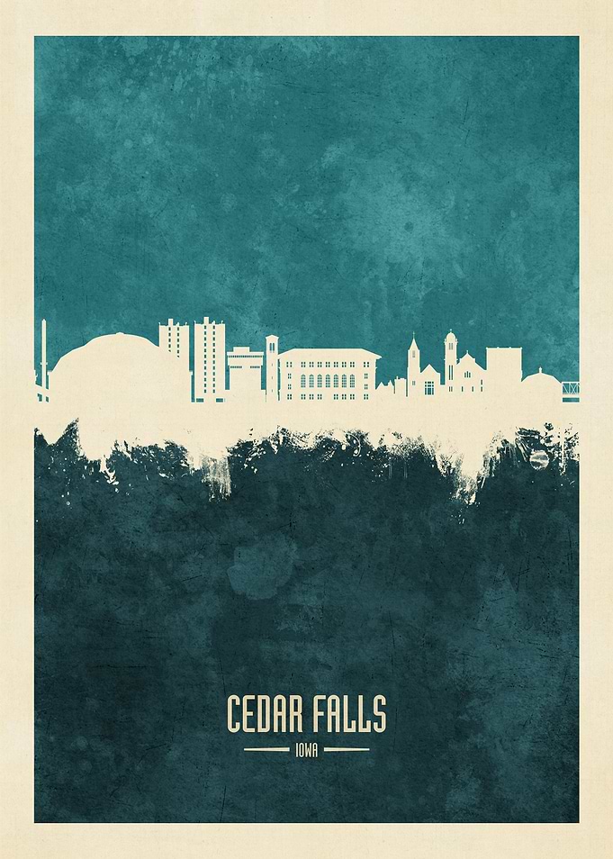 Cedar Falls Skyline Iowa