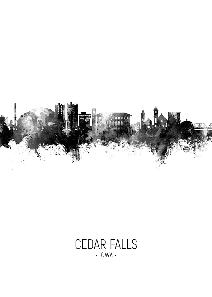 Cedar Falls Skyline Iowa