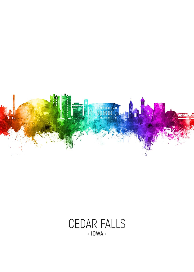 Cedar Falls Skyline Iowa