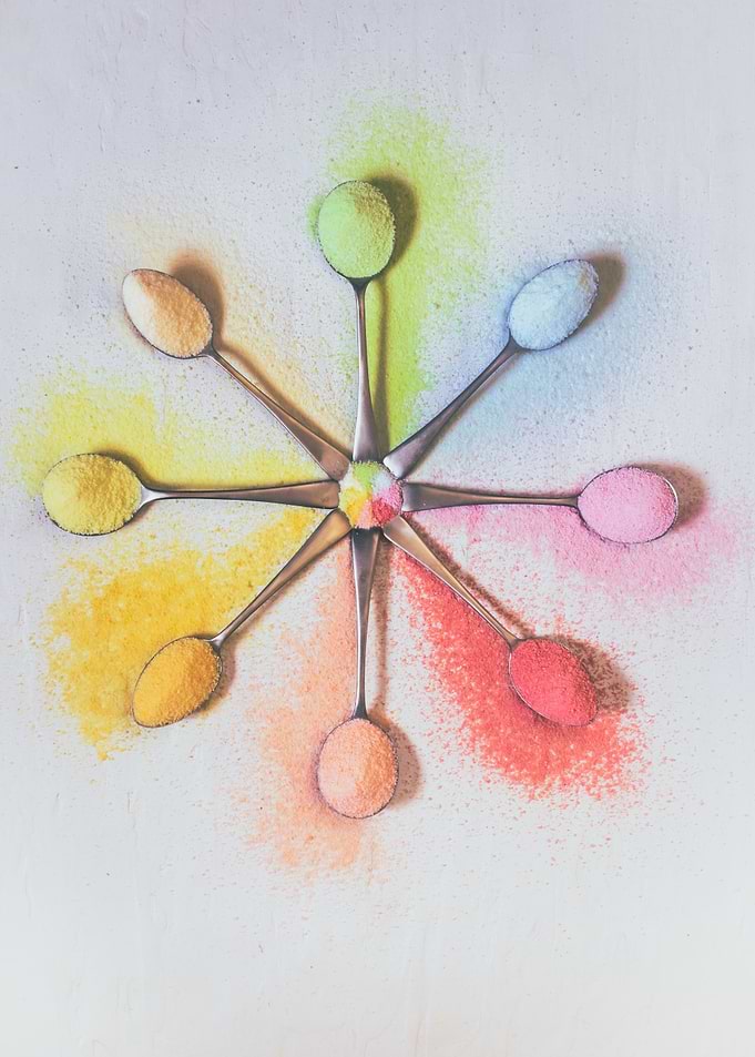 Jello powder spoons