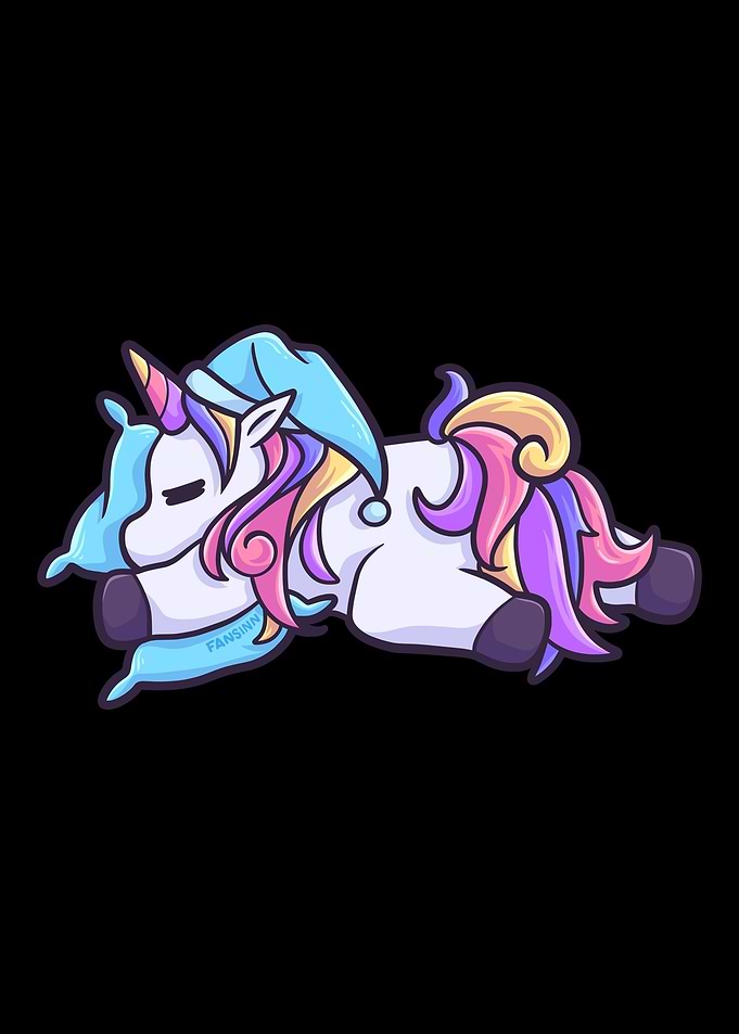 Unicorn sleepyhead slacker