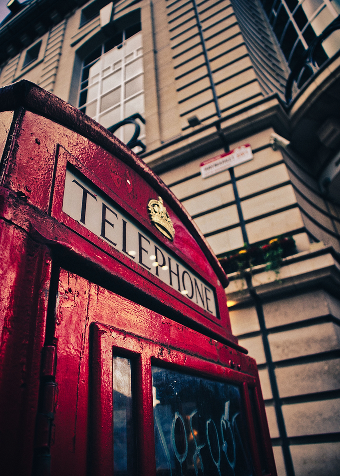 British Telephone box
