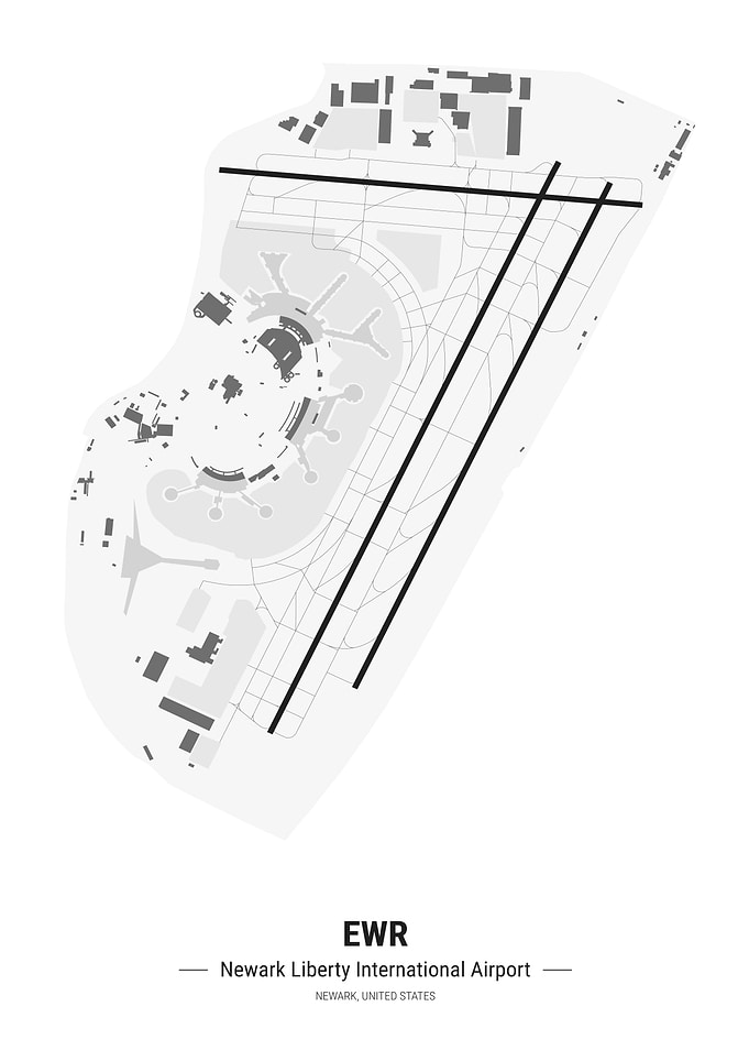 Newark Airport Map