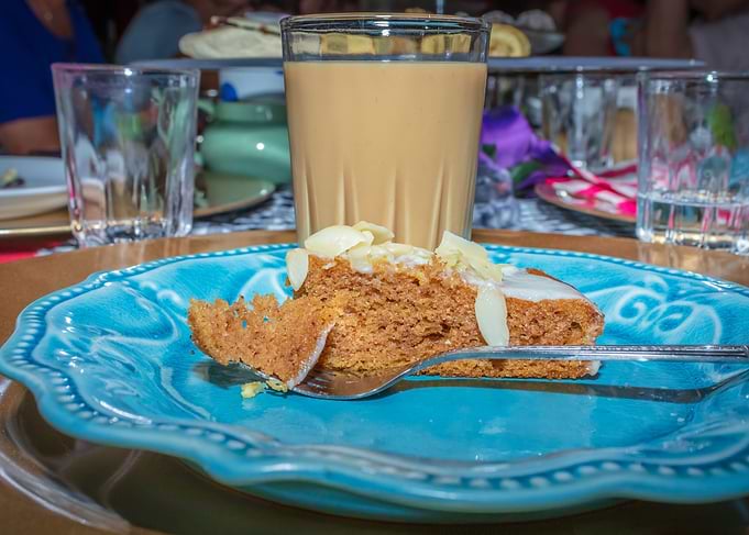 Cake and tea