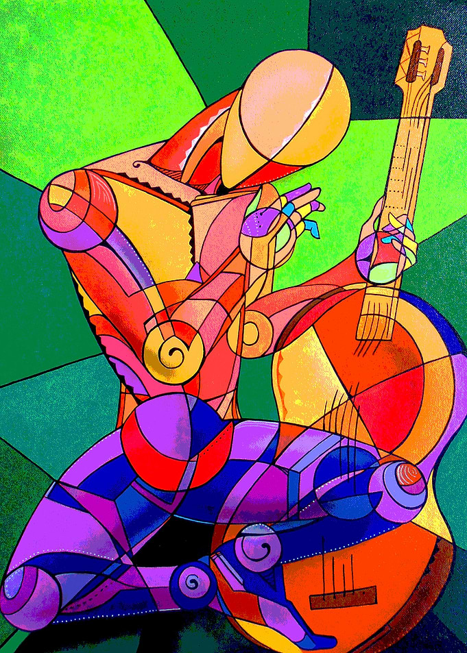 Guitar musician