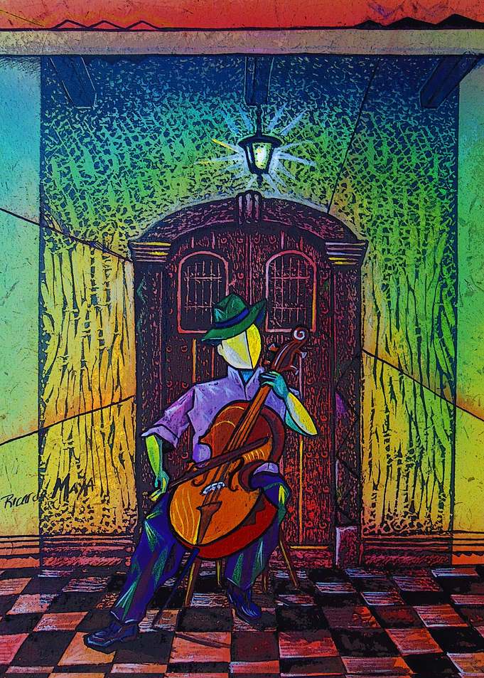 Street cello man