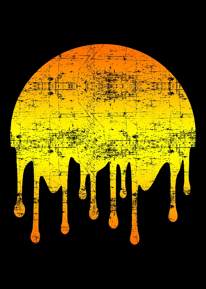 Dripping Beautiful Sunset