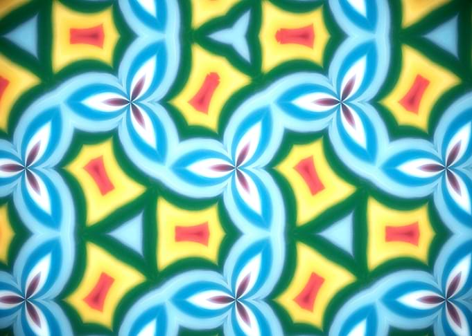 Kal abs mosaic flowery old