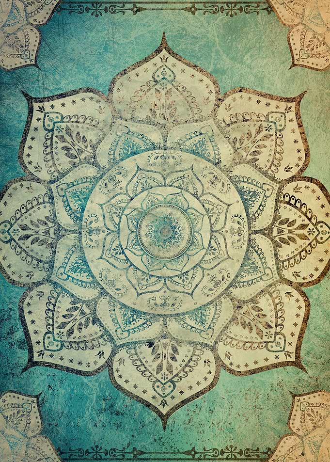 Faded Indian Mandala
