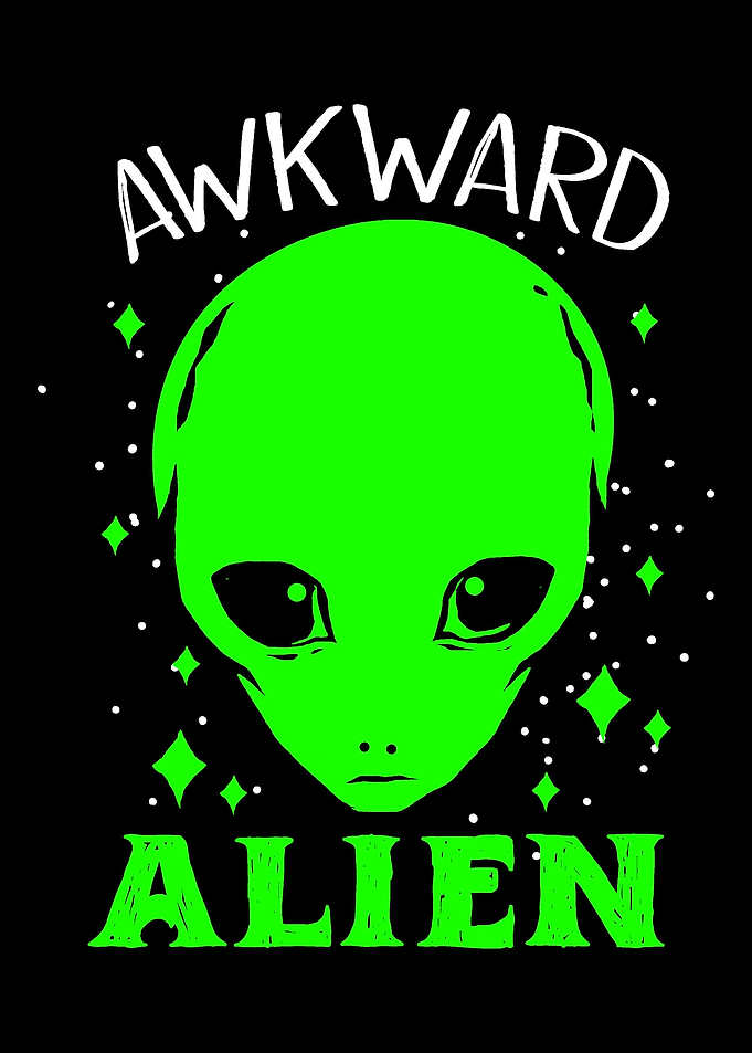Awkward Alien Face