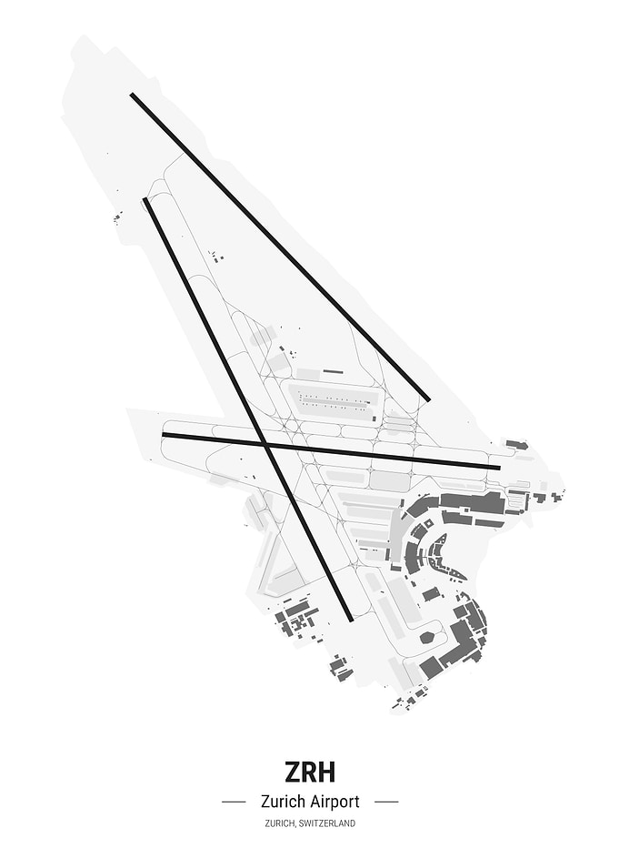 Zurich Airport Map