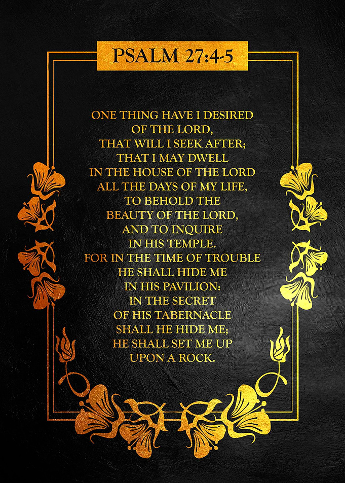 Psalm 27 4 5