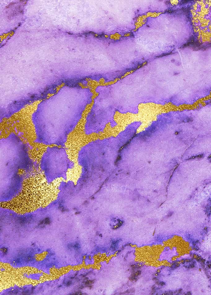 Purple Gold Marble 06