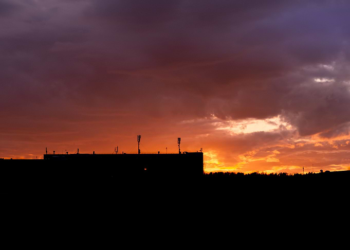 Red sky