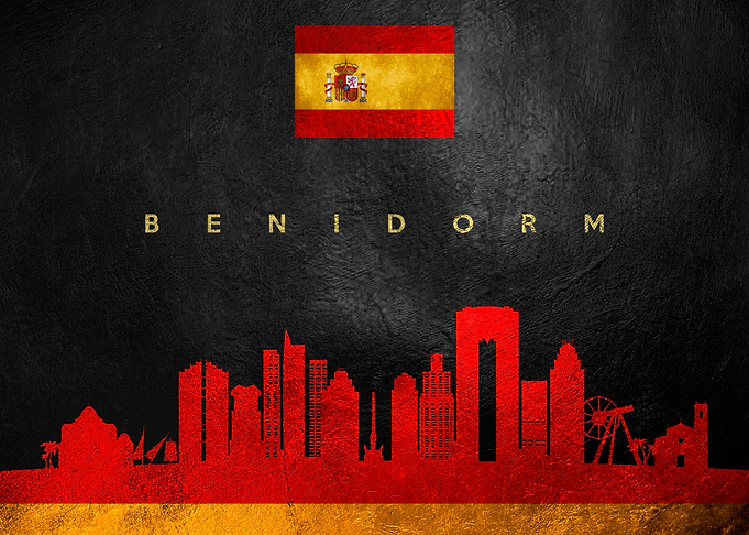 Benidorm Spain Skyline