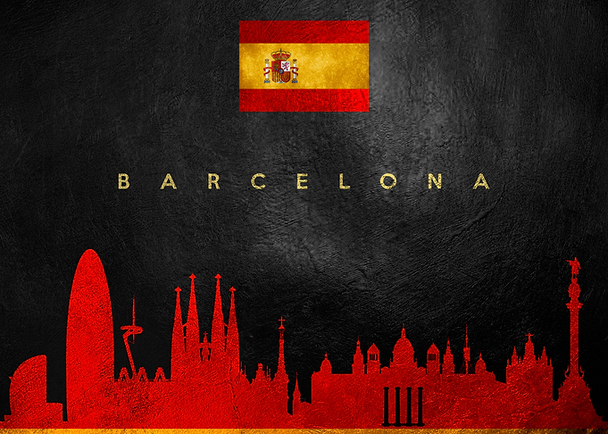 Barcelona Spain Skyline 2