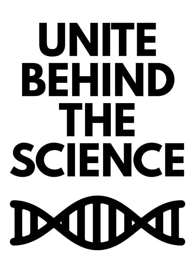 Unite behind science