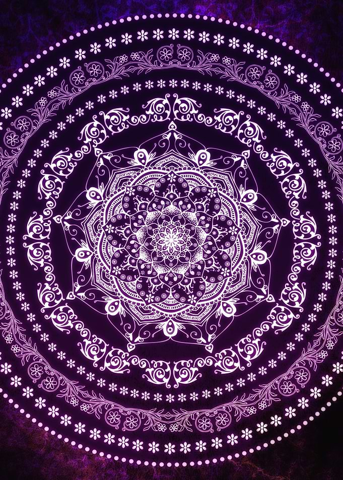 Violet Spirit Mandala