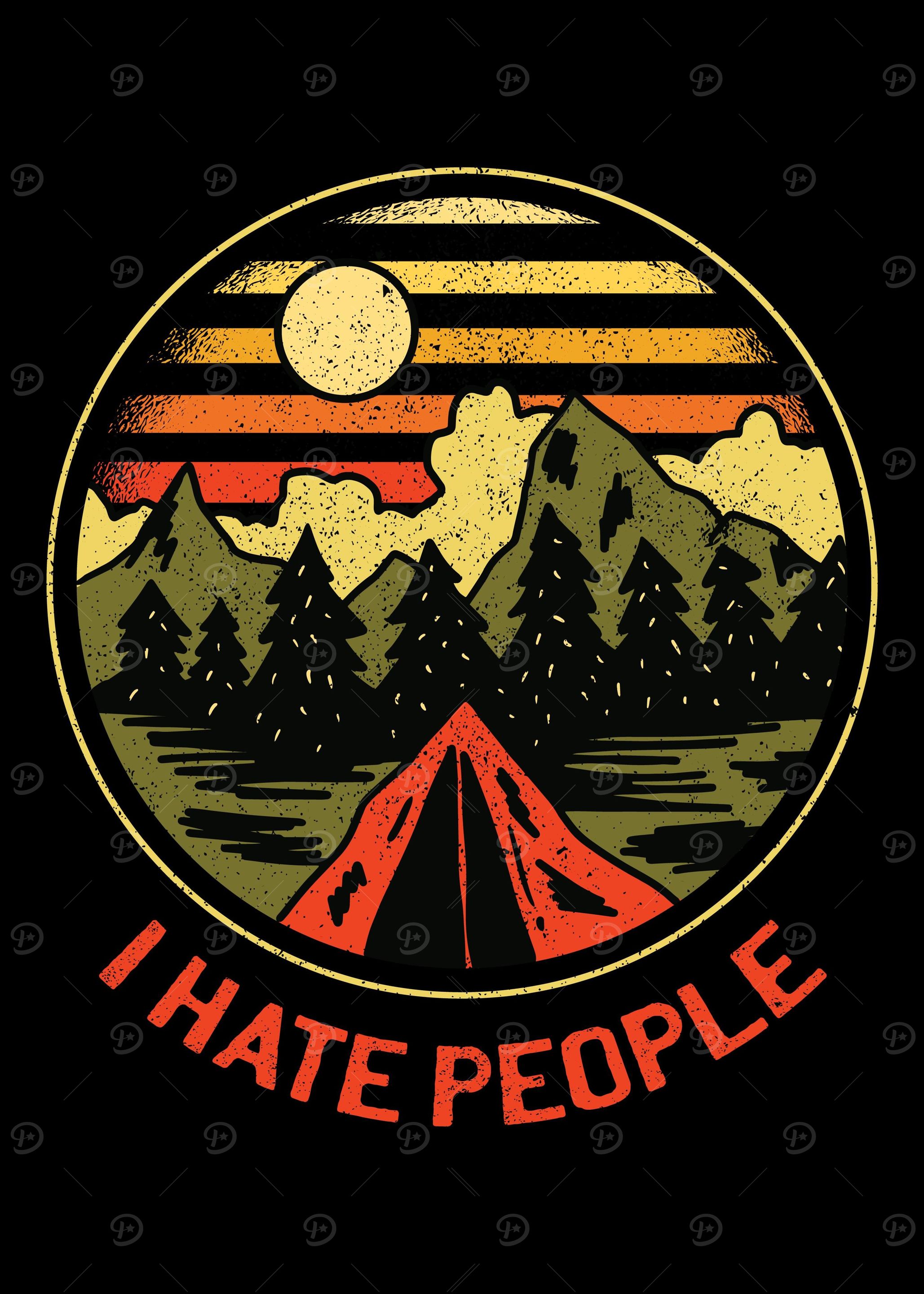 I hate People Camping