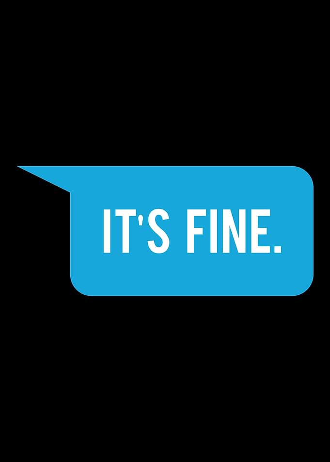 Its fine speech bubble