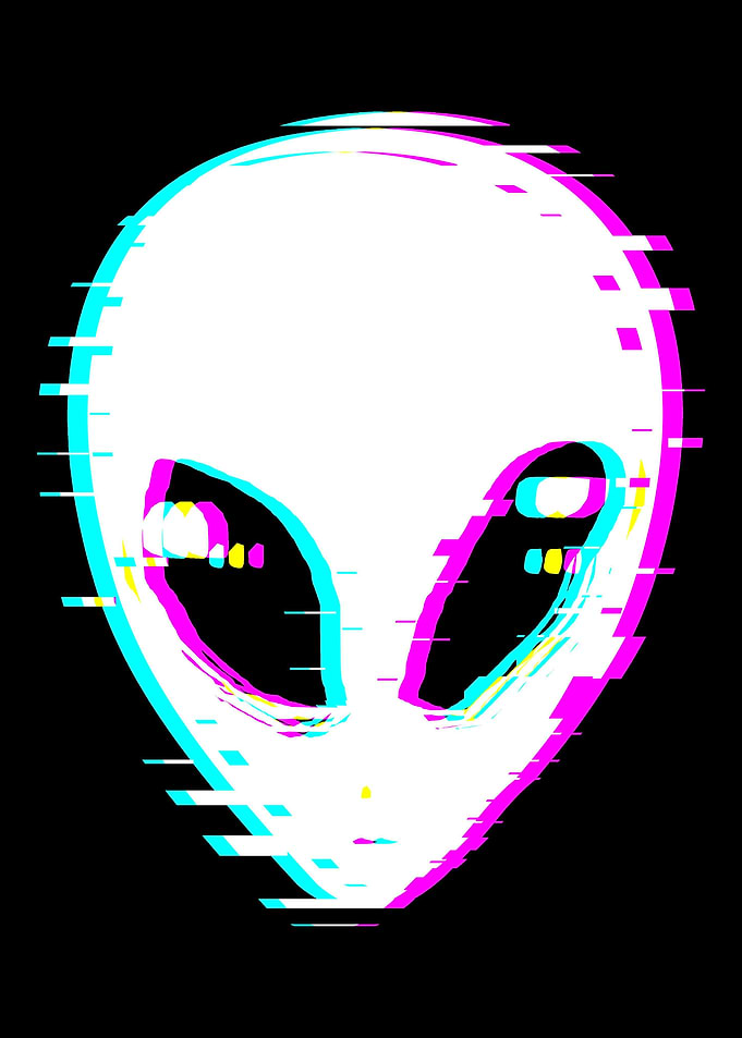 Galaxy Alien Face