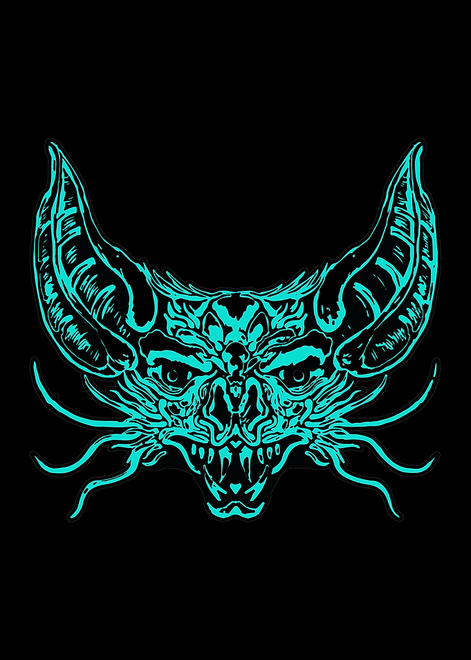 Neon Bat Head