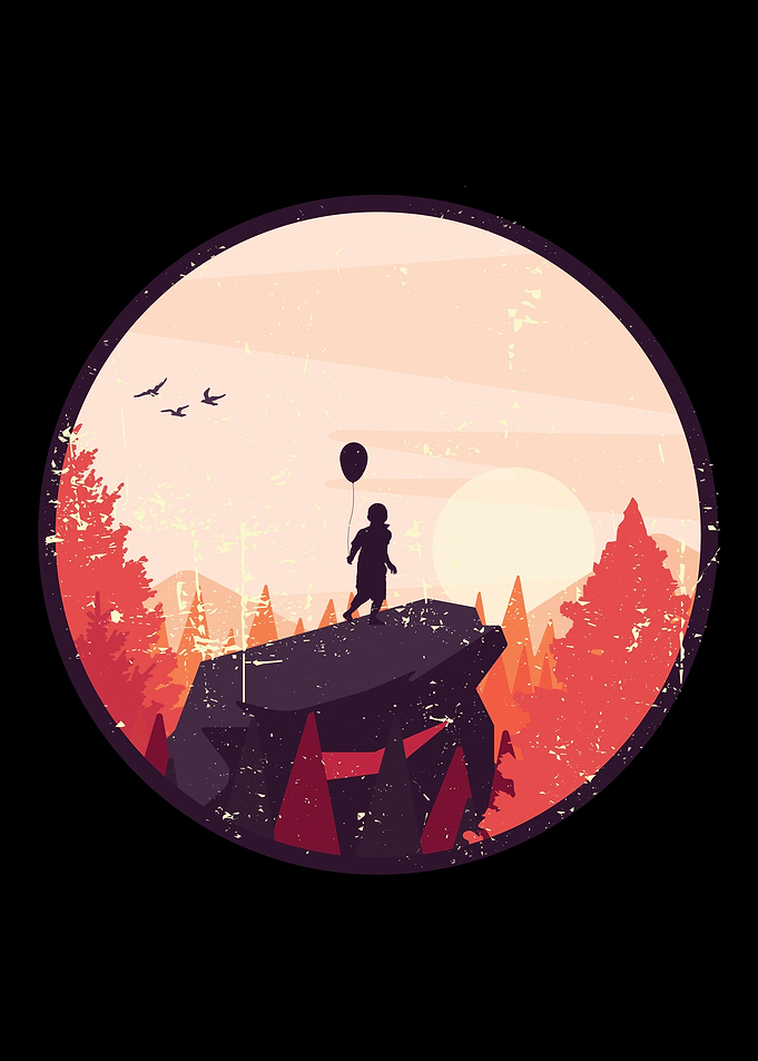 Boy with balloon
