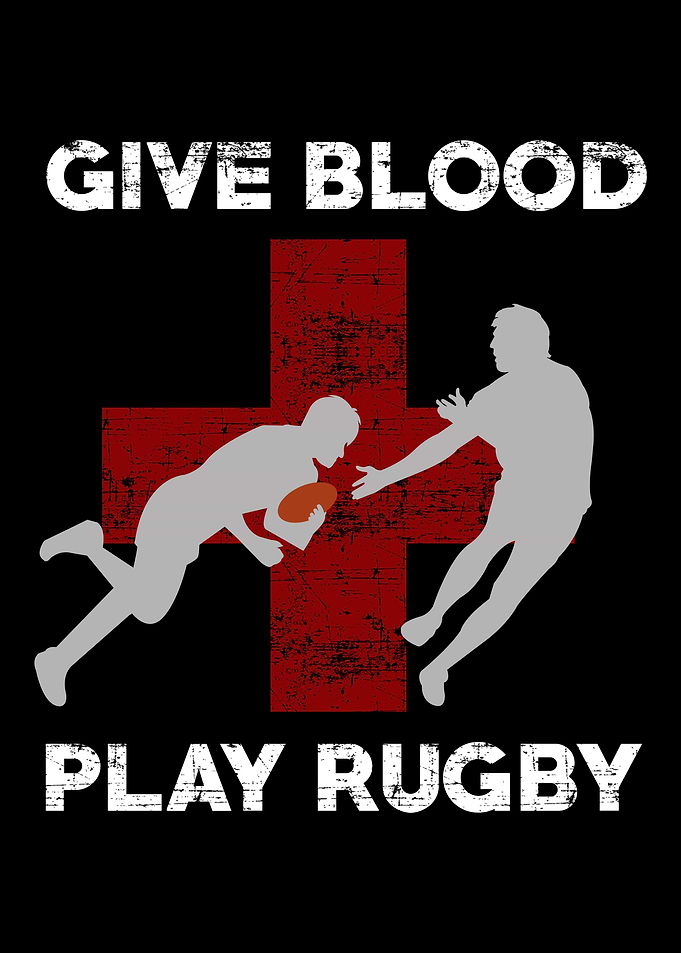Give Blood Play Rugby Grap