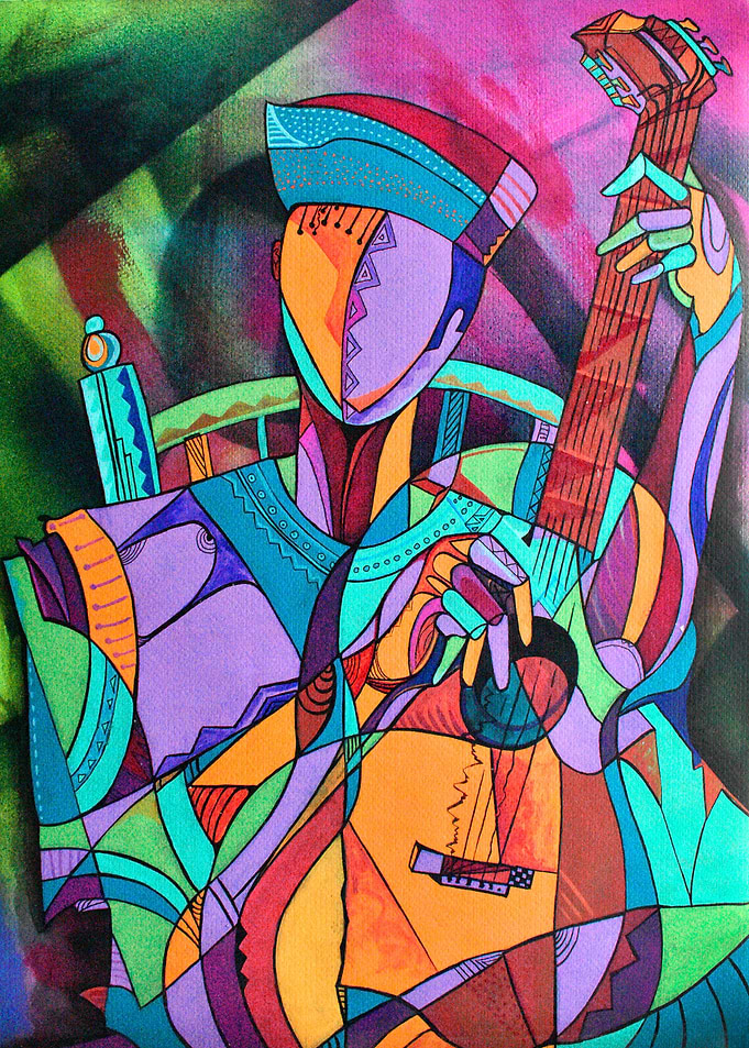 Old master guitar