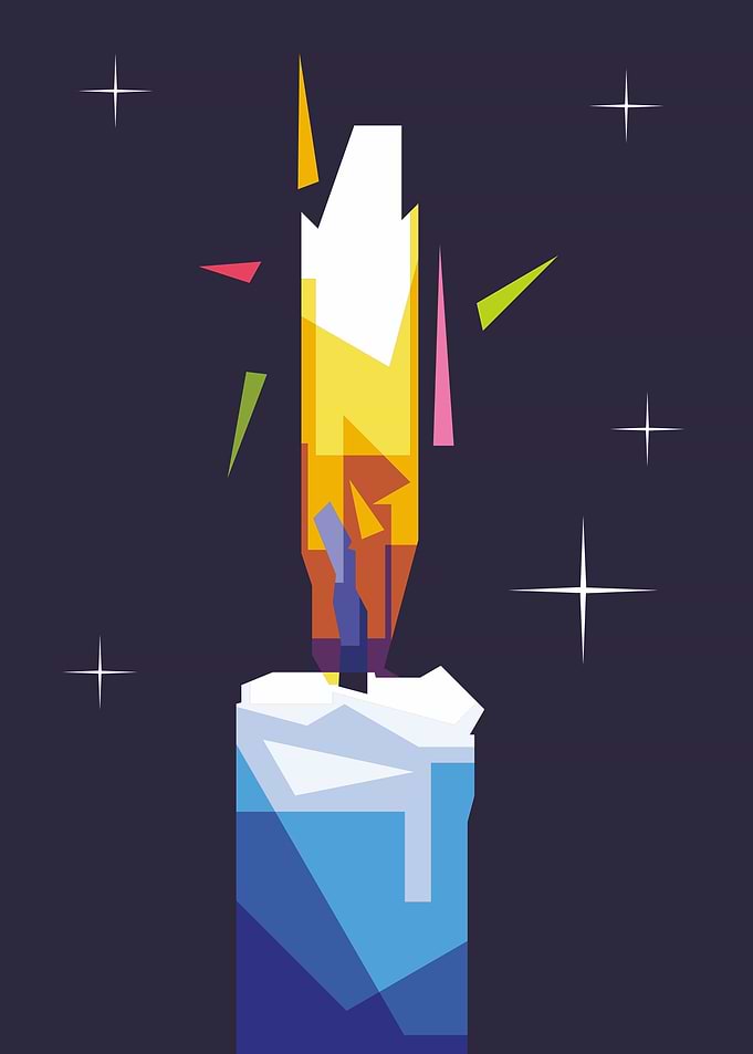 wax illustration design