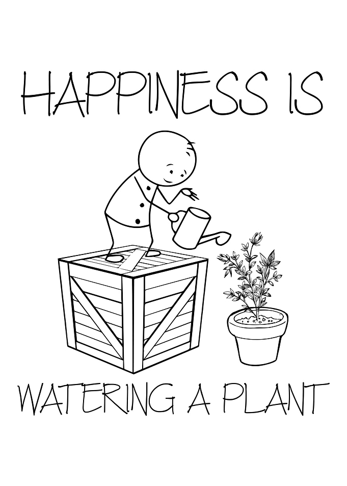 Plants bring happiness