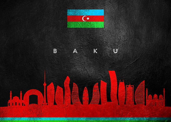 Baku Azerbaijan Skyline 2
