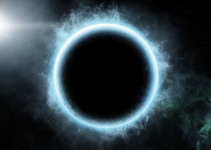 Scientific universe scene