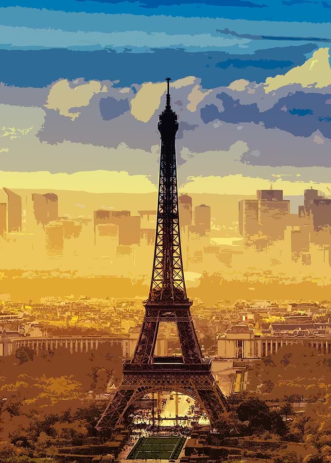 Eiffel Tower Sunset