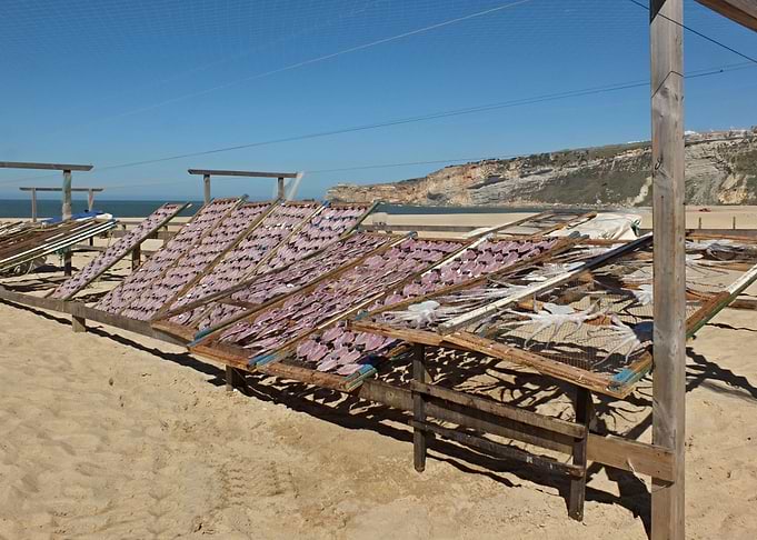Dried fish in Nazare
