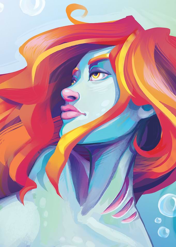 Colorful Mermaid