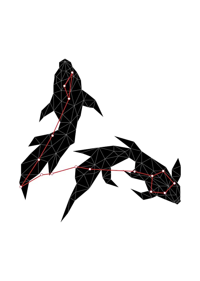 Pisces stars constellation
