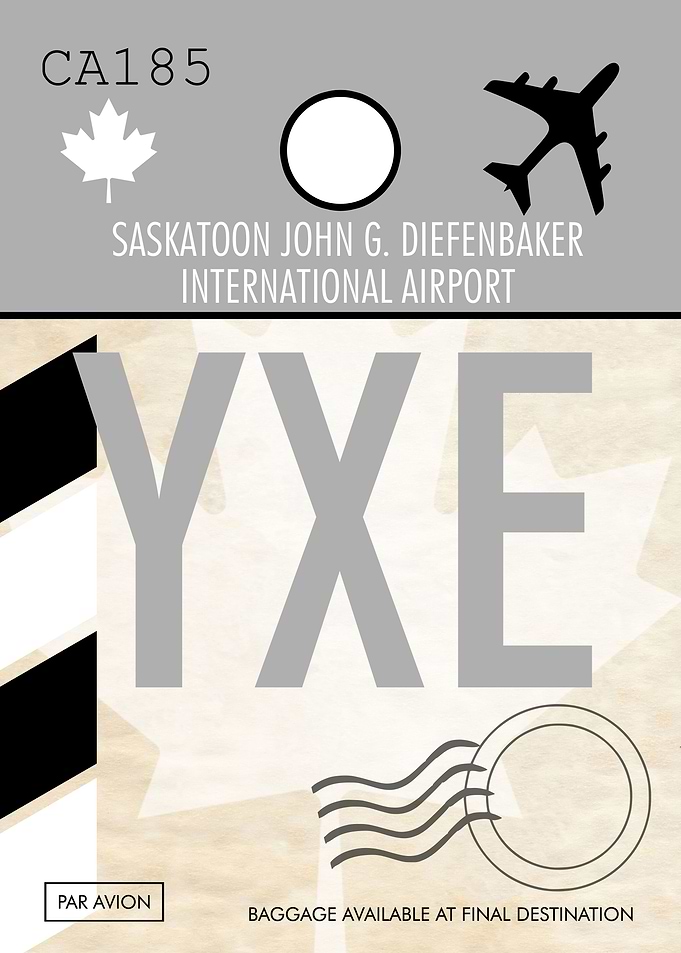 AIRPORT CODE Saskatoon YXE
