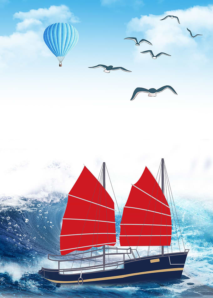 Sailing Ship at the Sea