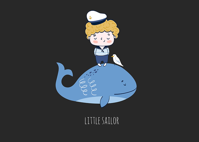 Cute boy Sailor
