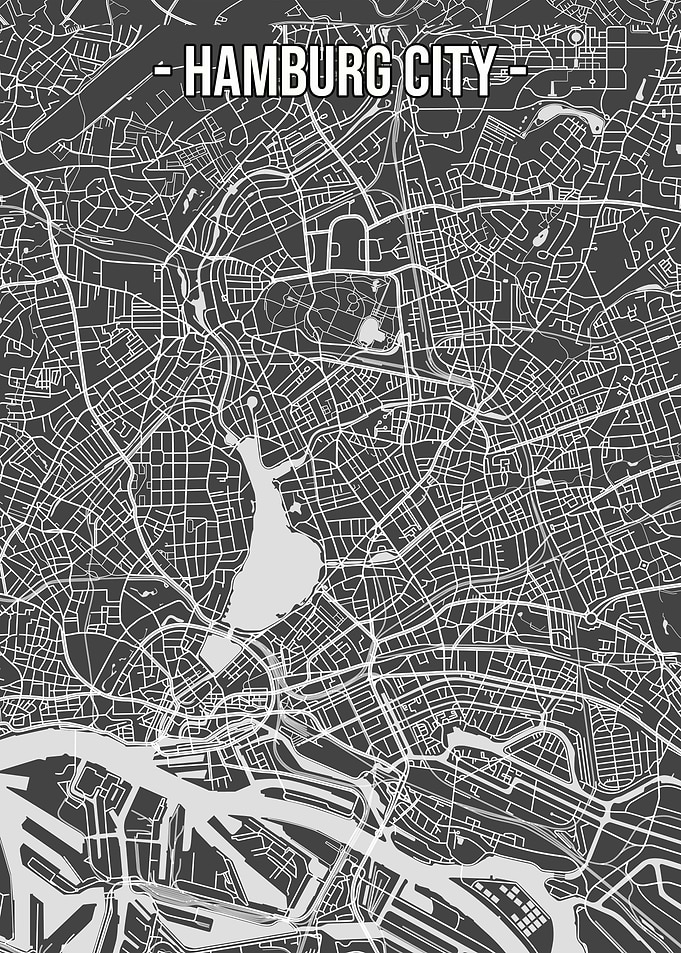 hamburg germany map