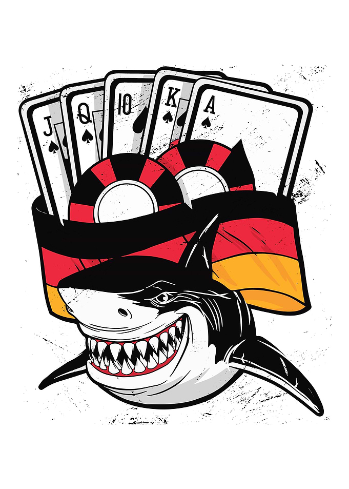 Hai with poker chips